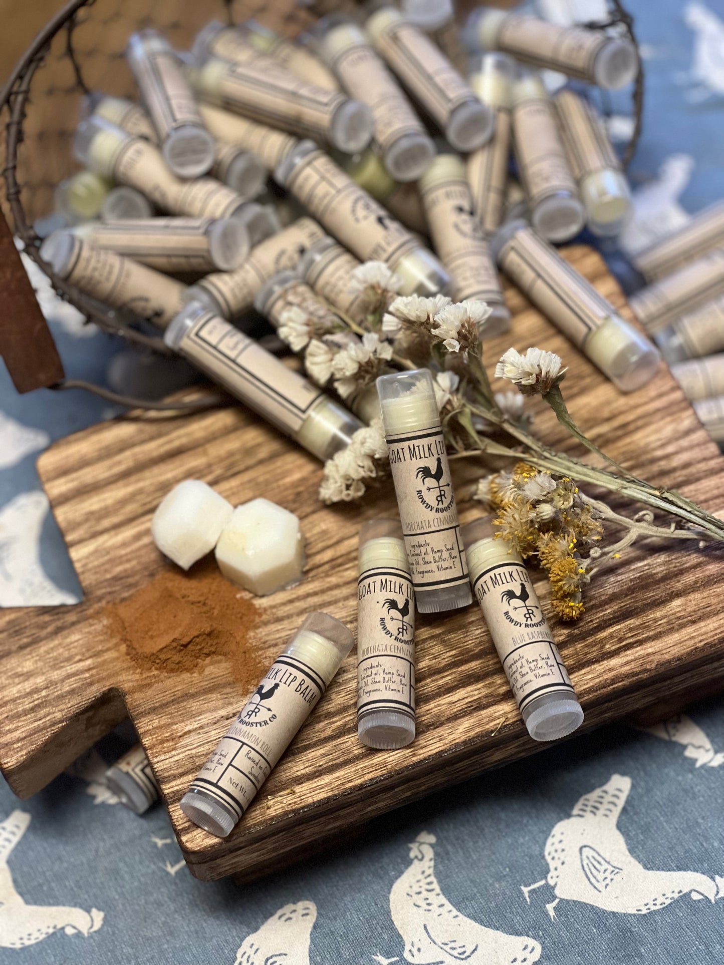 Raw Goat Milk Lip Balm - “Vanilla Honey”