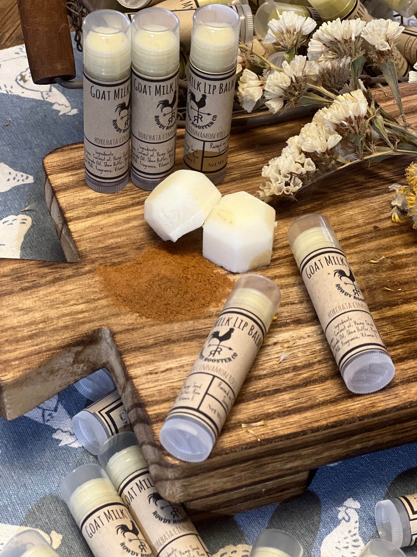 Raw Goat Milk Lip Balm - “Vanilla Honey”
