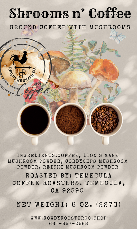 Shrooms n' Coffee Medium Blend